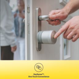 Yale Linus L2 Lite  App Controlled Retrofit Smart Door Lock Silver