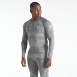 Dare 2B In The Zone II Long Sleeve Base Layer T-Shirts Charcoal Grey Marl  X Large / 2X Large 37" Chest