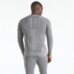 Dare 2B In The Zone II Long Sleeve Base Layer T-Shirts Charcoal Grey Marl  X Large / 2X Large 37" Chest