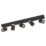 Eglo Cartagena LED 5-Light Spotlight Black & Brown 4.5W 345lm