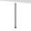 Essentials Worktop Leg Polished Chrome 875-900mm