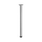 Essentials Worktop Leg Polished Chrome 875-900mm