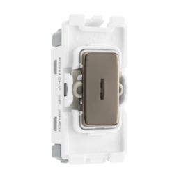 British General Nexus Metal Grid 20A Grid SP Key Switch Black Nickel