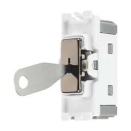 British General Nexus Metal Grid 20A Grid SP Key Switch Black Nickel