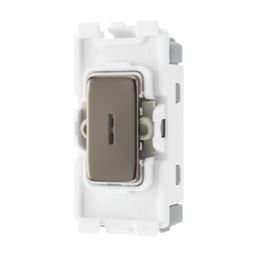 British General Nexus Metal Grid 20A Grid SP Key Switch Black Nickel