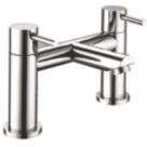 Bristan Blitz Chrome 150mm Deck Mounted Lever 2 Tap Holes Bath Mixer Tap