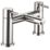 Bristan Blitz Chrome 150mm Deck Mounted Lever 2 Tap Holes Bath Mixer Tap