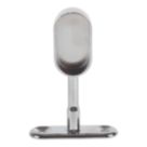 Essentials Oval Rail End Brackets Polished Stainless Steel 30mm 2 Pack