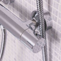 ETAL Mist Exposed Single Outlet Thermostatic Chrome Shower Valve