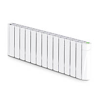 TCP  Wall-Mounted Smart Wi-Fi Digital Oil-Filled Electric Radiator White 1.3kW