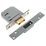 Union Fire Rated Satin Chrome BS 5-Lever Mortice Deadlock 80mm Case - 53mm Backset