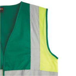 Pro RTX High Visibilty  Waistcoat Yellow / Paramedic Green X Large 48" Chest