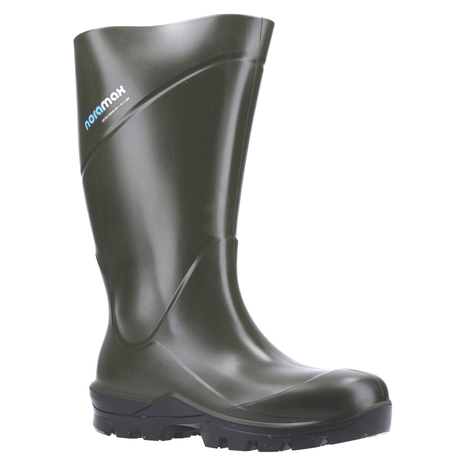 Nora Noramax Pro S5 Size 8 Green Steel Toe Cap Safety Wellies (656AN)