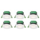 4lite Kana Fixed  Fire Rated LED Downlight  White 5/7W 640lm-830lm 6 Pack