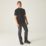 Regatta Maverik V Polo Shirt Black 3X Large 53.5" Chest