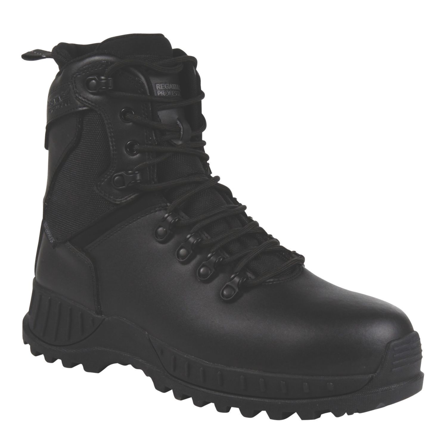 Regatta Basestone S7L Size 10 Black Waterproof Safety Boots (656JU)