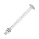 Timco Exterior Carriage Bolts Carbon Steel Organic Silver Coating M8 x 110mm 10 Pack