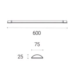 4lite Advantage Twin 2ft LED IP20 Batten 15W 1700lm 220-240V