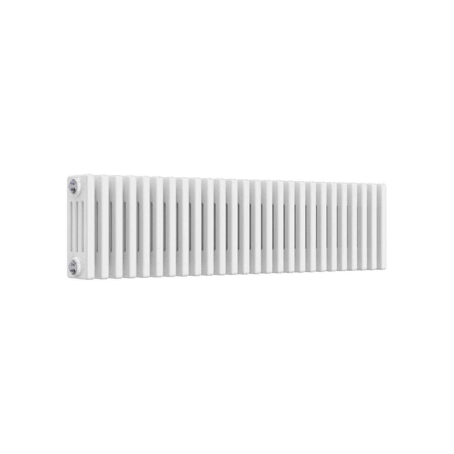 Reina 300mm x 1190mm 3516BTU White Horizontal 4 Column Radiator (656LH)