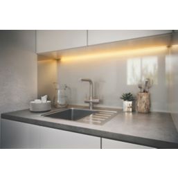 InSinkErator 4N1 Touch Boiling & Cold Water Tap Brushed Steel