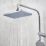 Hansgrohe Vernis Shape Showerpipe 230 Shower System with Bath Thermostatic Mixer Chrome