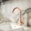 ETAL Vito Swan Neck Single Lever Mono Mixer KitchenTap Rose Copper