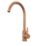 ETAL Vito Swan Neck Single Lever Mono Mixer KitchenTap Rose Copper