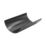 FloPlast  uPVC Half Round Gutter Black 112mm x 3m