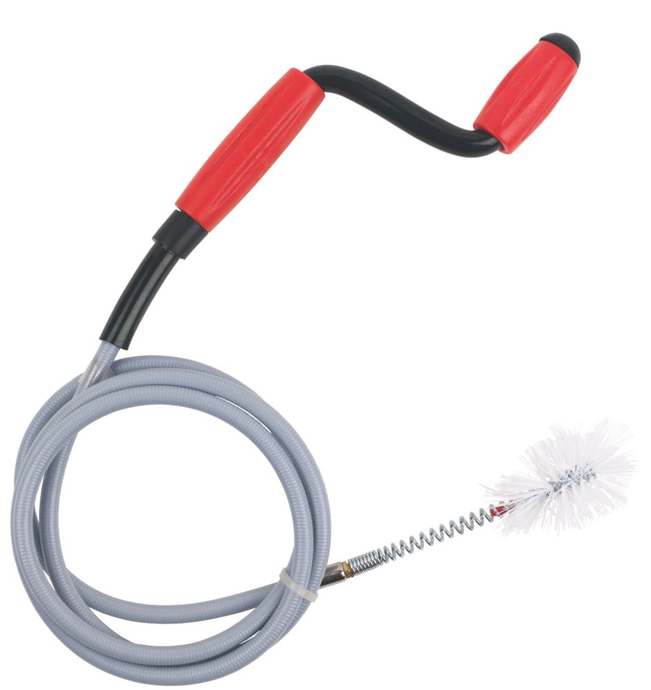 Heavy Duty Flexible Drain Cleaning Brush for 3 & 4 Drains with