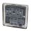 Hager Sollysta WRDP84BSB 20A 1-Gang 2P+E Control Switch Brushed Steel  with Black Inserts