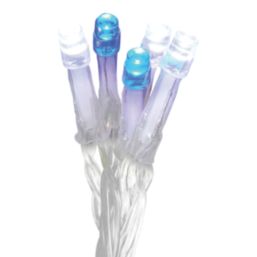 720 LED Indoor & Outdoor Blue & White Icicle Christmas Lights
