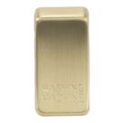Knightsbridge 'WASHING MACHINE' Switch Cover Brushed Brass