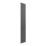 Reina Flat Single 1800mm x 292mm 2027BTU Anthracite Vertical Designer Radiator