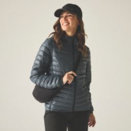 Regatta Hurden Baffled Womens Jacket Dark Storm Size 8