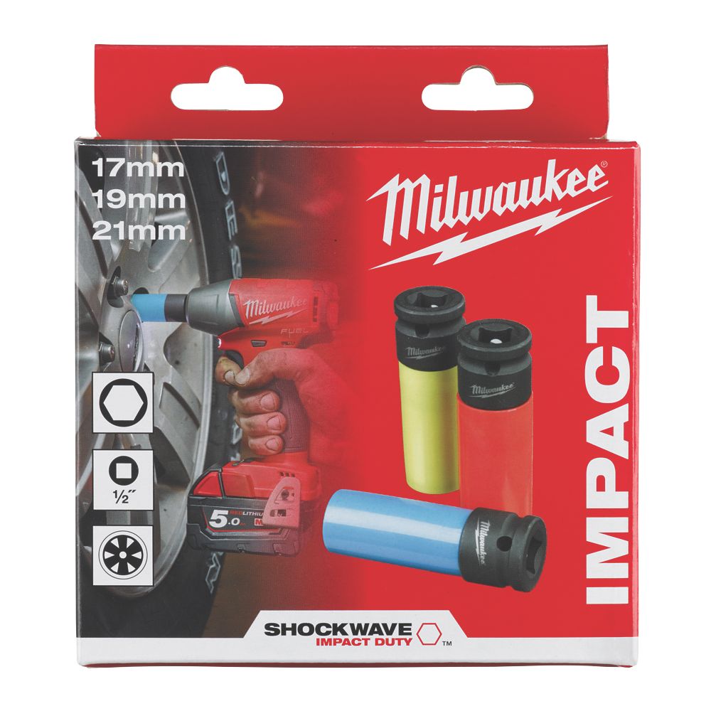 Milwaukee impact best sale wrench screwfix