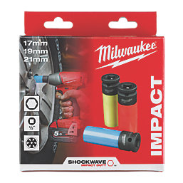 Milwaukee  1/2" Drive Automotive Socket Set 3 Pcs