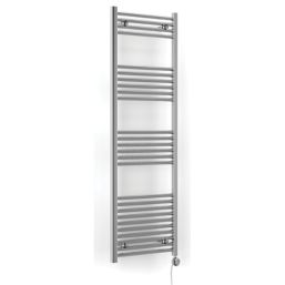 Terma 1600mm x 500mm 1346BTU Chrome Flat Electric Towel Radiator