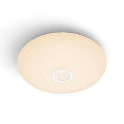 Philips Mauve LED Ceiling Light with PIR Sensor White 6W 600lm