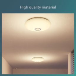 Philips Mauve LED Ceiling Light with PIR Sensor White 6W 600lm