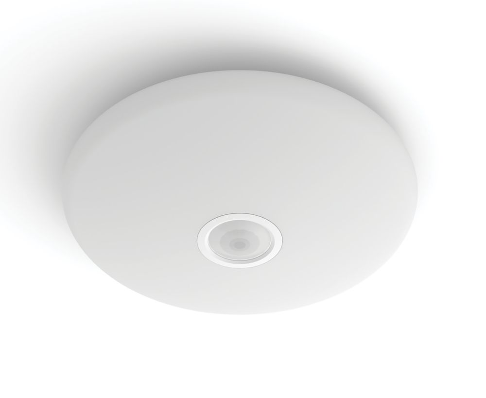 Philips Mauve LED Ceiling Light with PIR Sensor White 6W 600lm - Screwfix