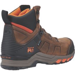 Timberland Pro Hypercharge Size 7  Brown/Orange Waterproof  Safety Boots