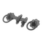 Hardware Solutions Ring Gate Latch Kit Epoxy Black