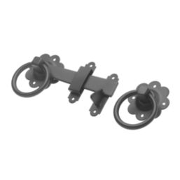 Hardware Solutions Ring Gate Latch Kit Epoxy Black