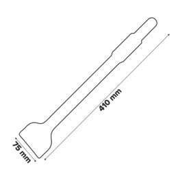 Erbauer Hex Shank Straight Chisel 75mm x 410mm