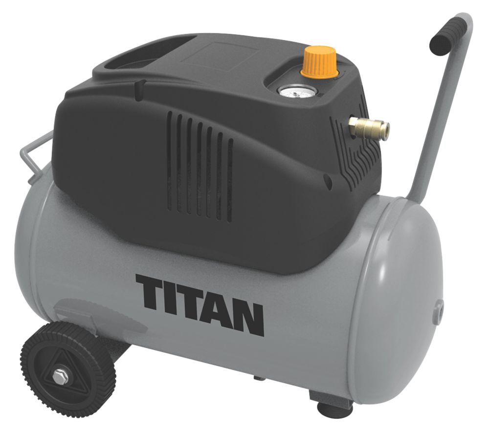 Refurb Titan TTB797CPR 24Ltr Electric OilFree Air Compressor with 5
