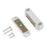 Essentials Adjustable Magnetic Cabinet Catch White 56mm x 14mm 10 Pack