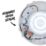 TCP  Indoor & Outdoor Non-Maintained Emergency Round LED Bulkhead Light With Microwave Sensor White 14/18/22W 1900/1995lm