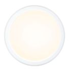 TCP  Indoor & Outdoor Non-Maintained Emergency Round LED Bulkhead Light With Microwave Sensor White 14/18/22W 1900/1995lm