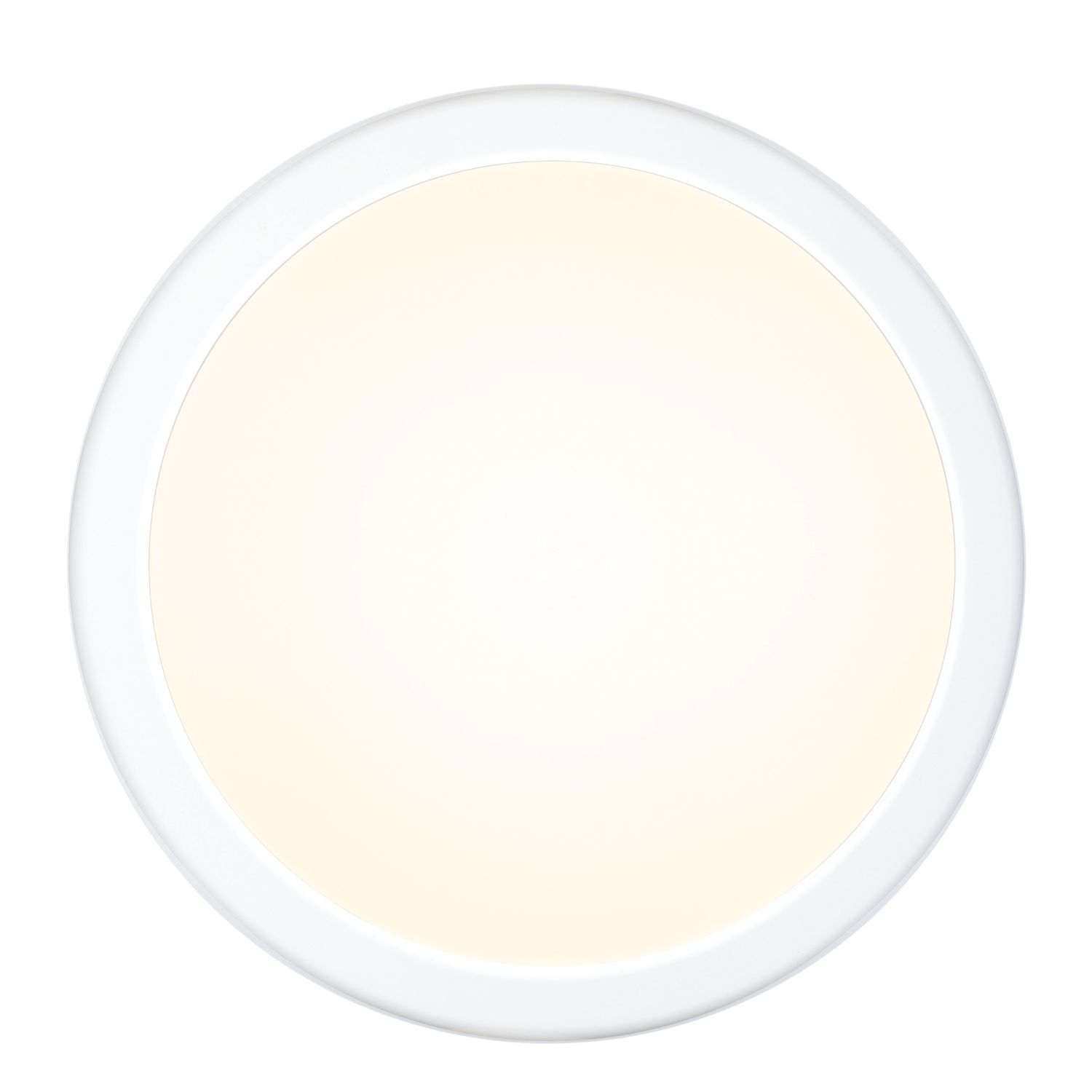 TCP Indoor & Outdoor Non-Maintained Emergency Round LED Bulkhead Light With Microwave Sensor White 14/18/22W 1900/1995lm (657TW)