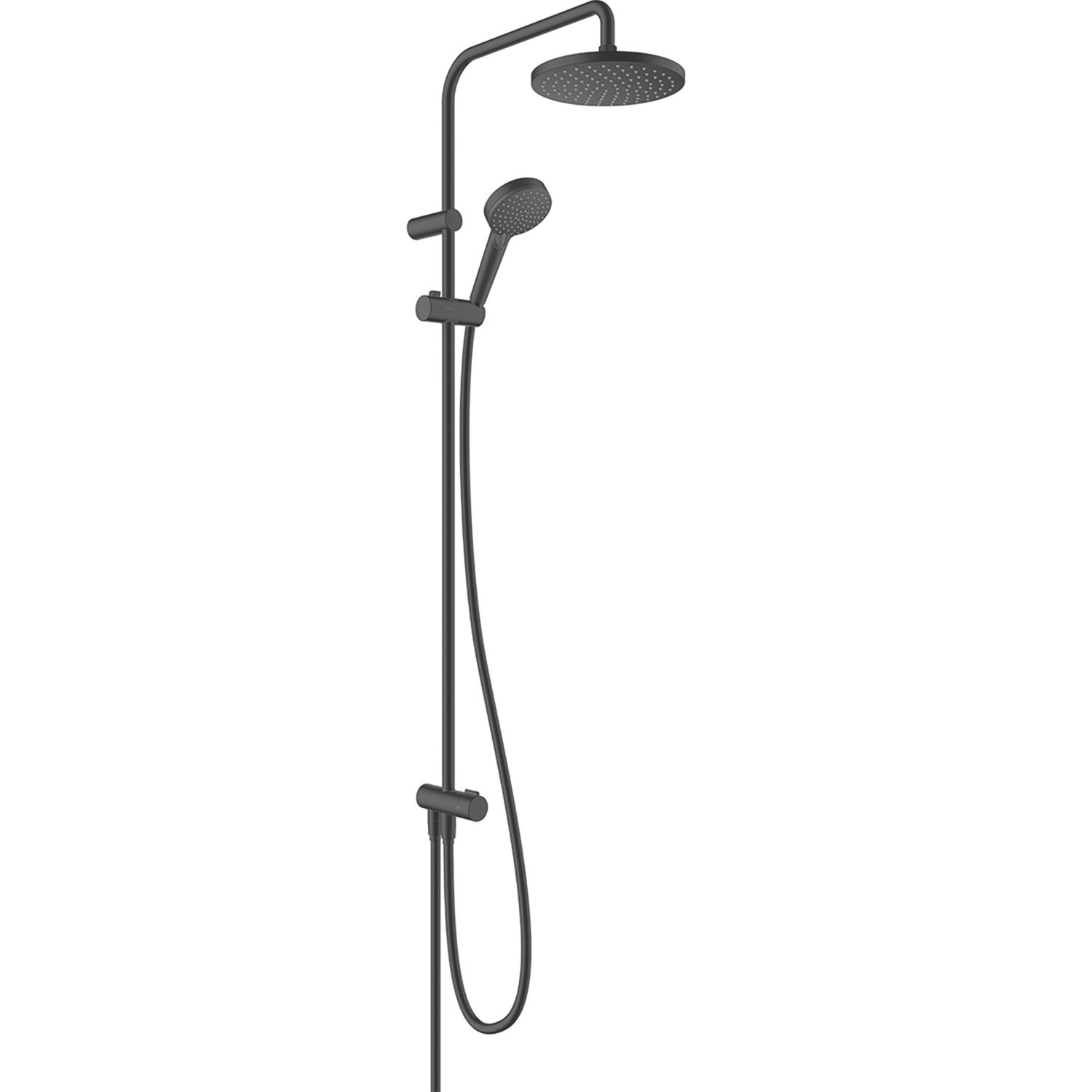 Hansgrohe Vernis Blend 200 Reno Shower Set Matt Black (657VH)